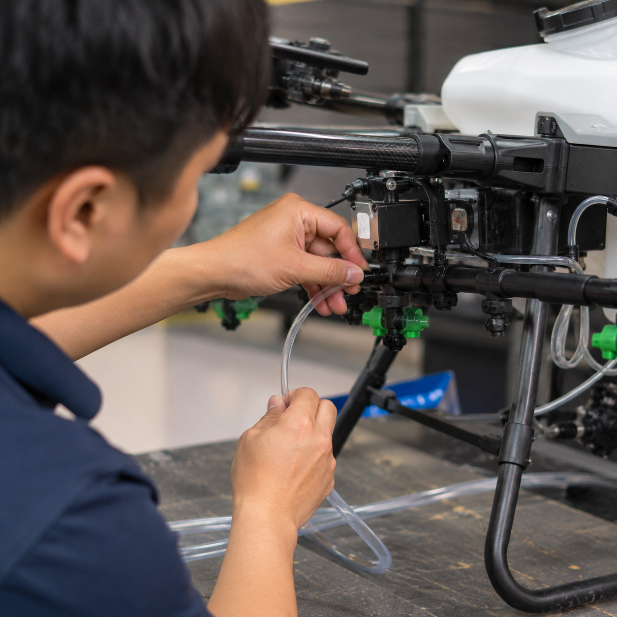 AeroDrone 8 mm Transparent Agriculture Drone Spray Tube Pipe for Liquid Transfer, Pump, Flow Meter and Nozzle Connection